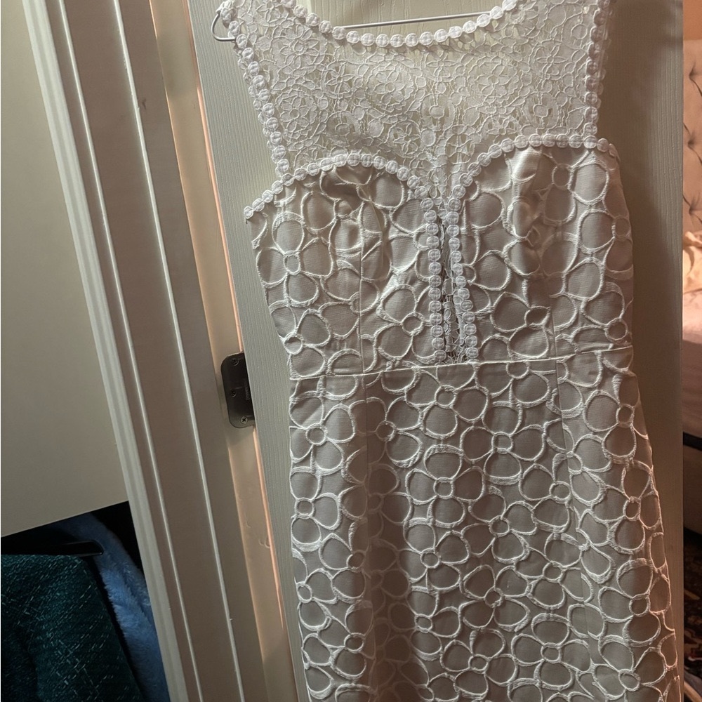 NWT Lilly Pulitzer Reagan Dress in White Lace